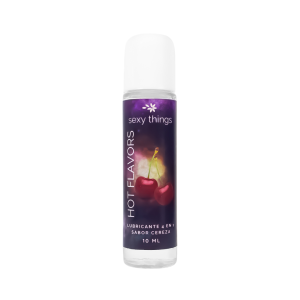 Lubricante a base de agua hot flavors sexy things cereza 10ml