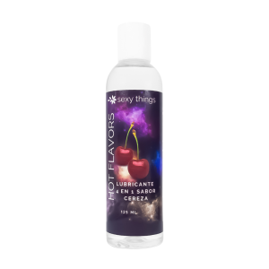 Lubricante a base de agua hot flavors sexy things cereza 125ml