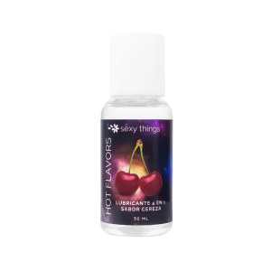 Lubricante a base de agua hot flavors sexy things cereza 30ml