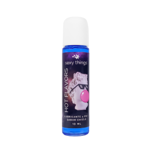 Lubricante a base de agua hot flavors sexy things chicle 10ml