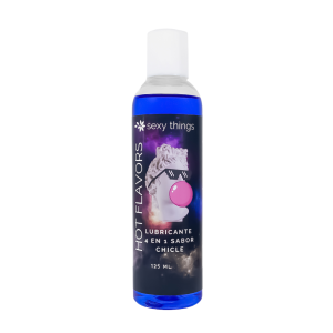 Lubricante a base de agua hot flavors sexy things chicle 125ml