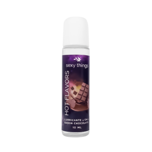 Lubricante a base de agua hot flavors sexy things chocolate 10ml