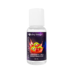 Lubricante a base de agua hot flavors sexy things fresa kiwi 30ml