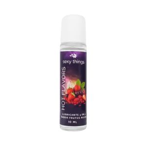 Lubricante a base de agua hot flavors sexy things frutos rojos 10ml