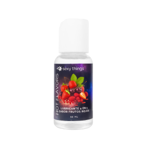 Lubricante a base de agua hot flavors sexy things frutos rojos 30ml