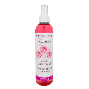 aceite para masajes give me love sexy things rosas 250ml
