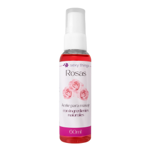 aceite para masajes give me love sexy things rosas 60ml